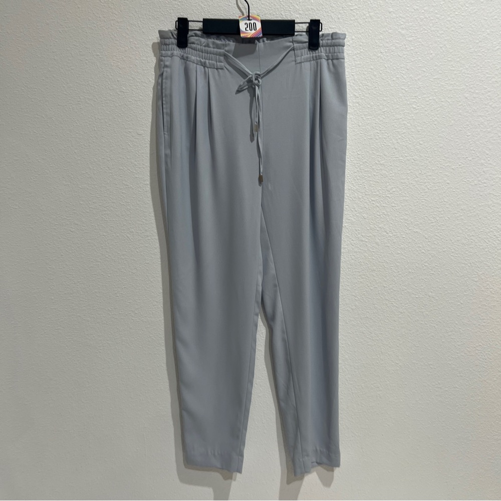 200. Zara Pants High Rise Straight Blue